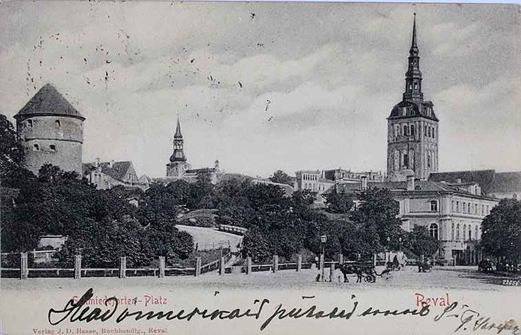 Петровская площадь, Таллин, 1910 год