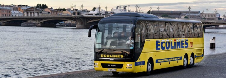 Автобусе из Санкт-Петербурга в Таллин